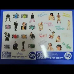 Karma hip hooray 通常盤　封入　ステッカー　セット　トレカ