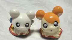 【激レア】とっとこハム太郎　ハムちゃんずフィギュア（台座付き）2体まとめ売り