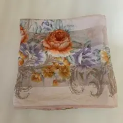 OMU 絹　シルクスカーフ　柔らかなシフォンスカーフ