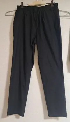 ストレッチ テーパードパンツ レディース Mサイズ 黒