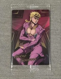 ジョジョウエハース　カード　ジョルノ