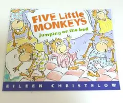 【英語絵本19】FIVE Little MONKEYS jumping on t