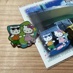 超貴重 2005年 ハローキティ USJ ピンバッジ アメリカン ダイナー 超貴重 2005年 ハローキティ USJ ピンバッジ アメリカン ダイナー