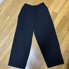 【引越し処分】ユニクロC スウェットワイドパンツ [Mサイズ] [ブラック]