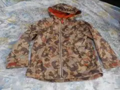 【COMME CA ISM】動物柄フード付きジャケット 綿１００％