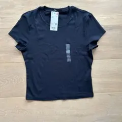 m*送様 新品タグ付き ユニクロ ミニT 黒ブラック Lサイズ　UNIQLOのサムネイル