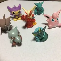 ポケモン 指人形 フィギュア ソフビ 7体セット
