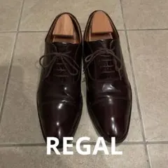 REGAL ダークブラウン レザー ビジネスシューズ24.5