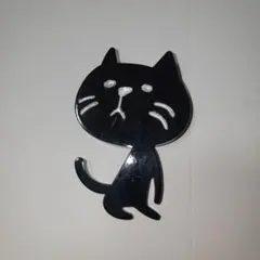 黒猫ブローチ