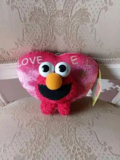 エルモ ハート型ぬいぐるみ セサミストリート チェーン ストラップ