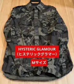 【美品】ヒステリックグラマーカモフラージュ柄ミリタリーシャツМサイズ
