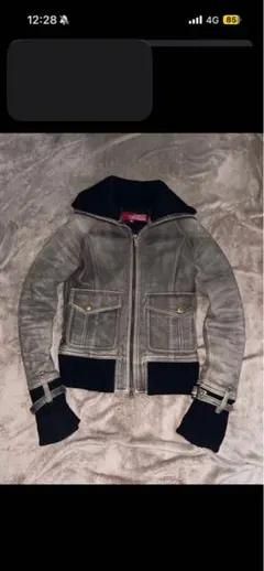 90s ヴィンテージ 古着 GUESS ゲス ラムレザー ジャケット 羊革 短丈