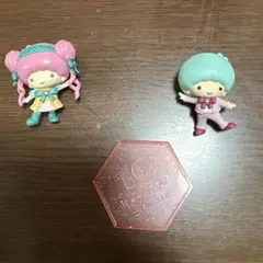 サンリオキャラクターズ　ディスコくじ　フィギュア　リトルツインスターズ
