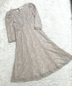 ★【美品】ロングドレス M 春秋物 ミッシュマッシュ　ワンピース