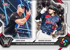 大谷翔平 ジョンシナ　John Cena topps now 2026 wbc