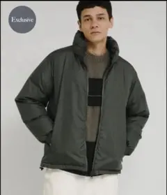 ダウンジャケット「別注」TAION×Sonny Label チャコールグレー　L