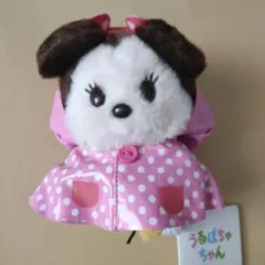 うるぽちゃちゃん ミニー レインコート　ディズニーストア ぬいぐるみ 梅雨 6月のサムネイル
