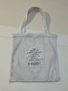 emmi メッシュエコバッグ ホワイト