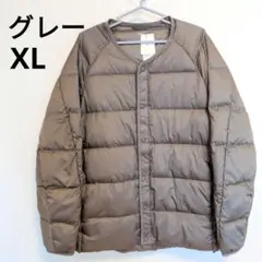 ユニクロ　リサイクルダウンジャケット　グレー　XL
