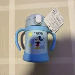 THERMOS ミッキーマウス まほうびんのベビーストローボトル　新品ストローのサムネイル