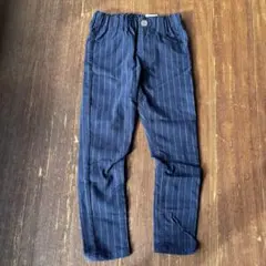 BREEZE 長ズボン 110 ネイビー ストライプ