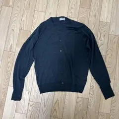JOHN SMEDLEY ダークグリーン　 カーディガン Lのサムネイル