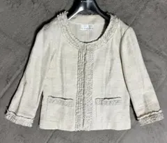 M-PREMIER ツイードジャケット