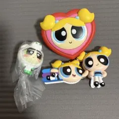 パワーパフガールズ　バブルス　バターカップ　ガチャガチャ　4種セット