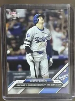 大谷翔平 2024 Topps now #767 54本塁打/54盗塁