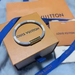 ルイヴィトン LOUIS CELUX 限定 ブレスレット ダミエ アズール 箱付