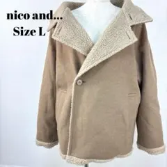 niko and... リバーシブル ベージュジャケット サイズL 【363】
