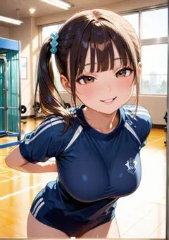 スポーツ女子 イラスト A4ポスター FR00288