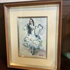 絵画『 青 児 “ A girl ” 』 作者：湯川輝義 F6 No.33 - メルカリ