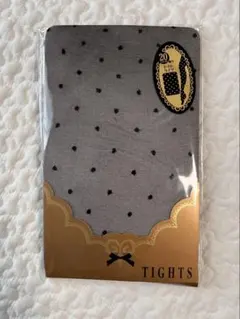 tutuanna ドット柄タイツ M-Lサイズ　ブラックのサムネイル