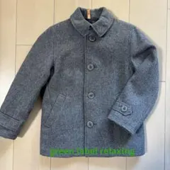 GREEN LABEL RELAXING グレーコート 125cm ピーコート
