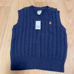 新品 未使用品 タグ付き GAP リラックス ケーブルニット セーターベスト