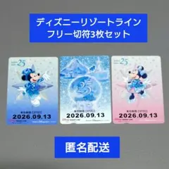 ディズニーリゾートライン フリーきっぷ 子ども用 3枚 25周年 - メルカリ