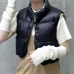 wcloset リバーシブル ダウンベスト