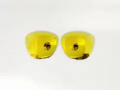 高品質 オークリー サングラス フロッグスキン ゴールド 偏光 交換レンズ UV