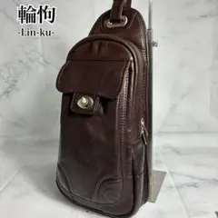 【ほぼ未使用・革部分美品】輪怐 LIN-KU メッセンジャーバッグ オールレザー 2026年最新】輪怐 LIN-KUの人気アイテム - メルカリ