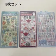 新品★ボンボンドロップシール ディズニーキャラクター アルファベット 3枚セット