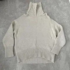 GALERIE VIEファインウールタートルネックプルオーバー