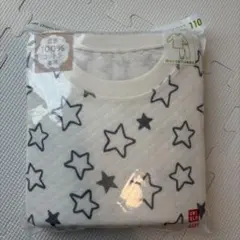 UNIQLO オフホワイト 星柄 パジャマ 110