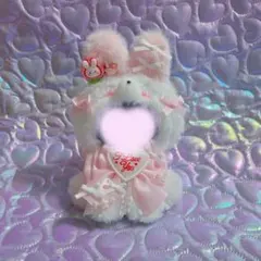 10cm おすわりぬい服 水色 うさぎ - メルカリ