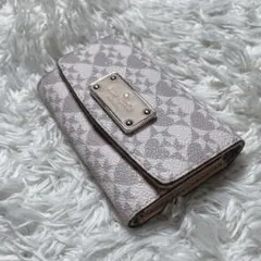 極美品　ケイトスペードニューヨーク　キーケース　グレー
