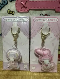 マイメロディ チャーム付きストラップ 2個セット