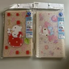 ハローキティ＆マイメロディ　マスクケース　シールケースにも　新品未使用