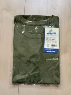 ★未使用★ モンベル WIC.T ロゴT Women's XS〈モスグリーン〉