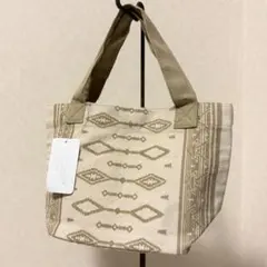 新品 タグ付き Amina アミナコレクション 綿 キャンバス ハンドバッグのサムネイル