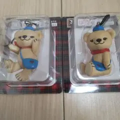 ぽすくまフィギュアストラップ 2種